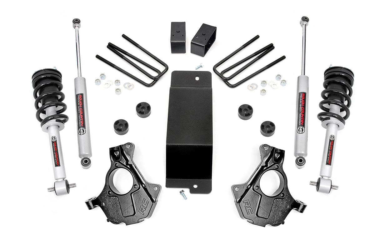 3.5 inch Lift N3 Bundle w/ 20x10 Platinum Wheels - 33in Nitto Recon Grapplers - 4wd (14-18)