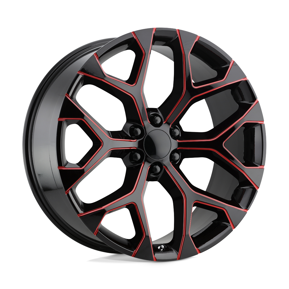 2 inch Level Bundle w/ 20x9 Black Red Rep Wheels & Nitto 420v Tires - 2wd/4wd