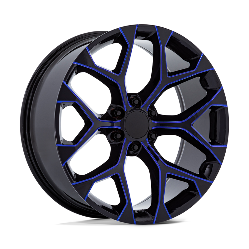 2 inch Level Bundle w/ 20x9 Black Blue Rep Wheels & Nitto 420v Tires - 2wd/4wd