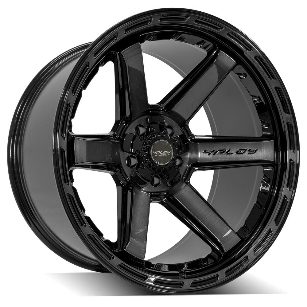 2 inch Level Bundle w/ 20x10 Black Tinted Brushed Wheels & 33in Nitto Recon Tires - 2wd/4wd