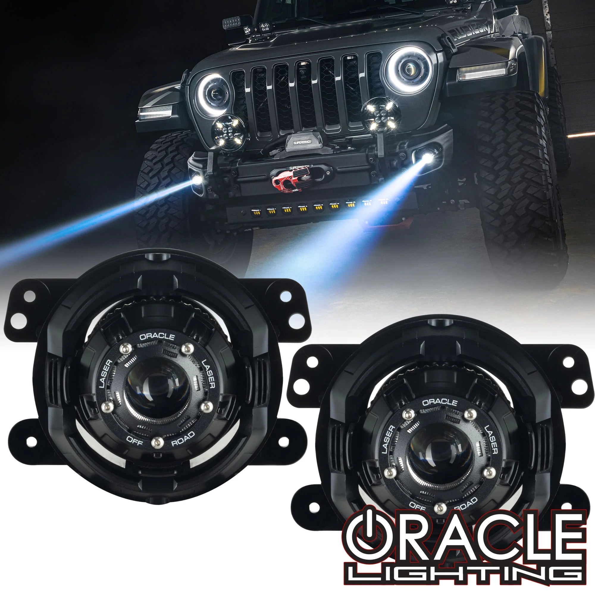 ORACLE Lighting Jeep Wrangler JK/JL & Gladiator JT 15W Off-Road LASER Fog Lights