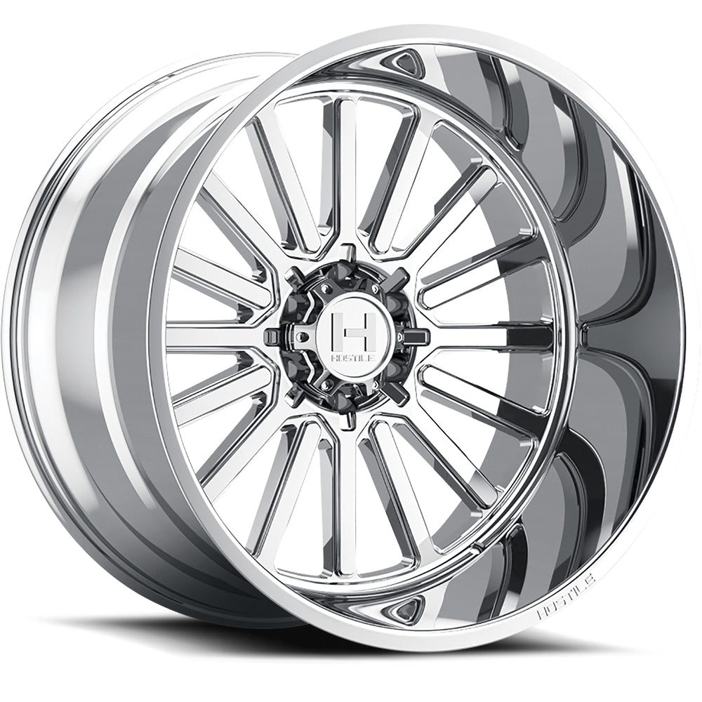 6 inch M1 Bundle w/ 22x10 Chrome Wheels - 35in Nitto Ridge Grapplers - 4wd
