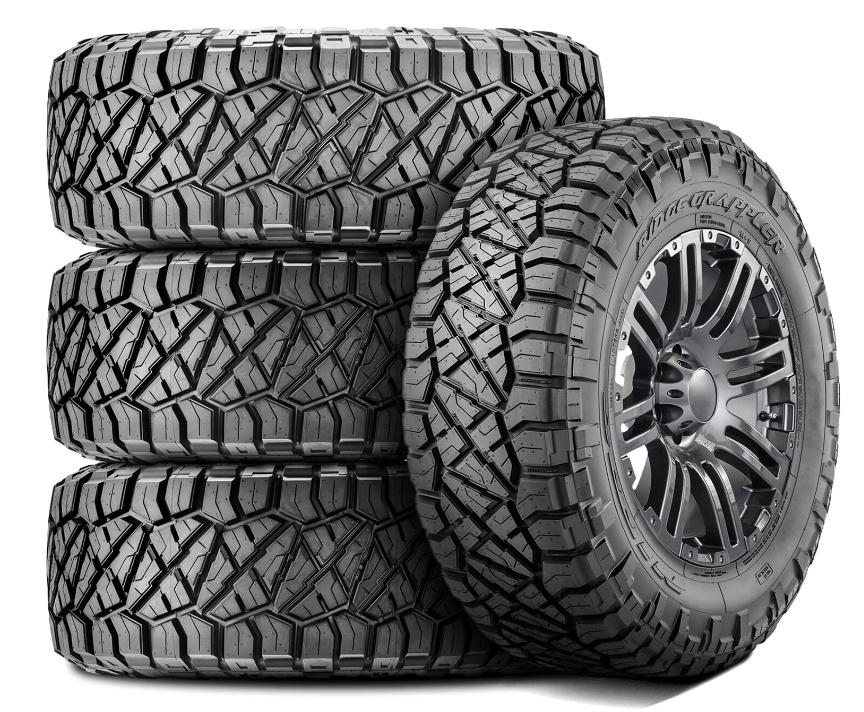 2 inch Level Bundle w/ 22x10 Platinum Wheels & 33in Nitto Ridge Grapplers- 2wd/4wd