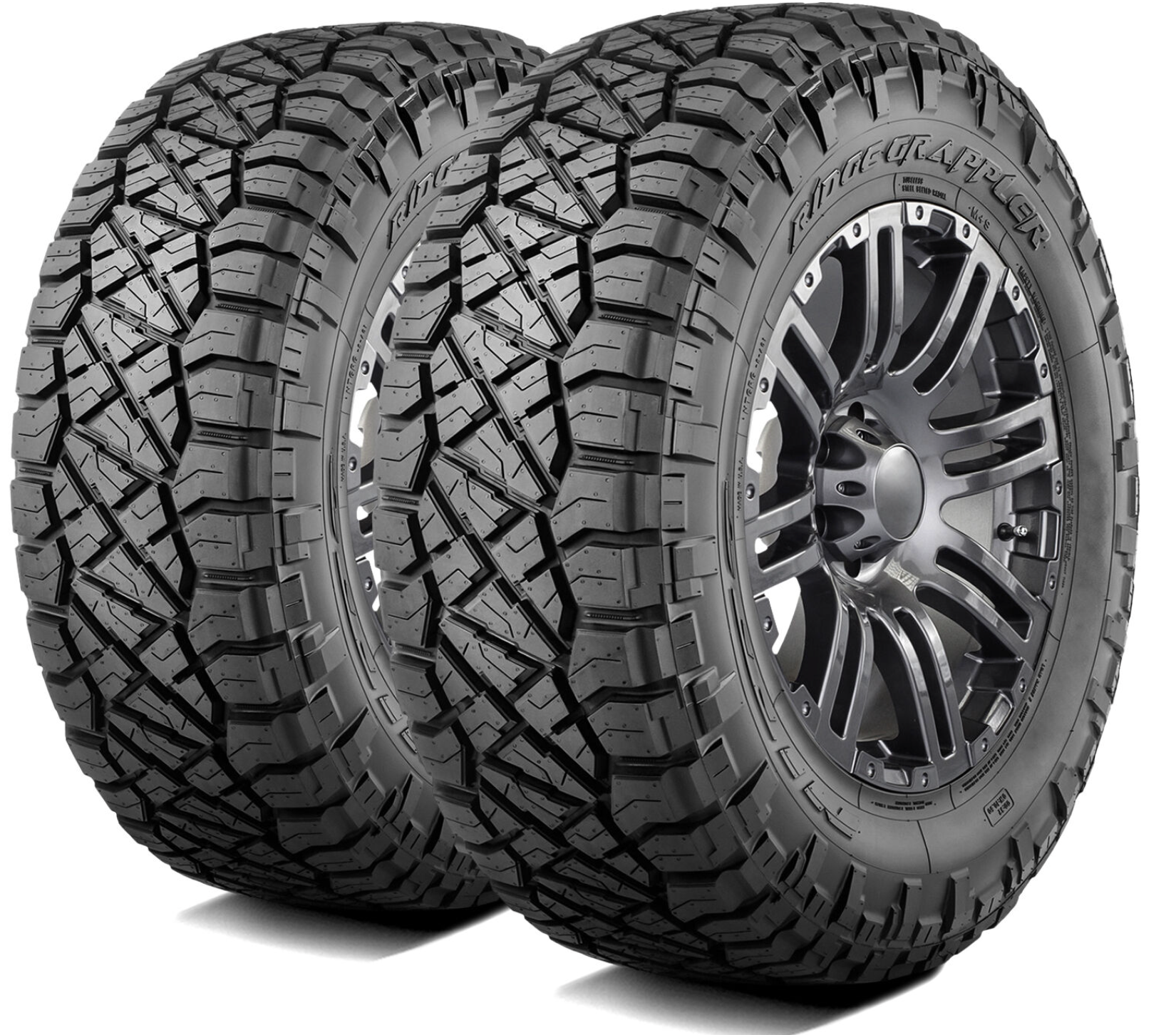 7 inch Lift M1 Bundle w/ 22x12 Black Red Wheels - 35in Nitto Ridge Grapplers & Upper Control Arms- 4wd (14-18)