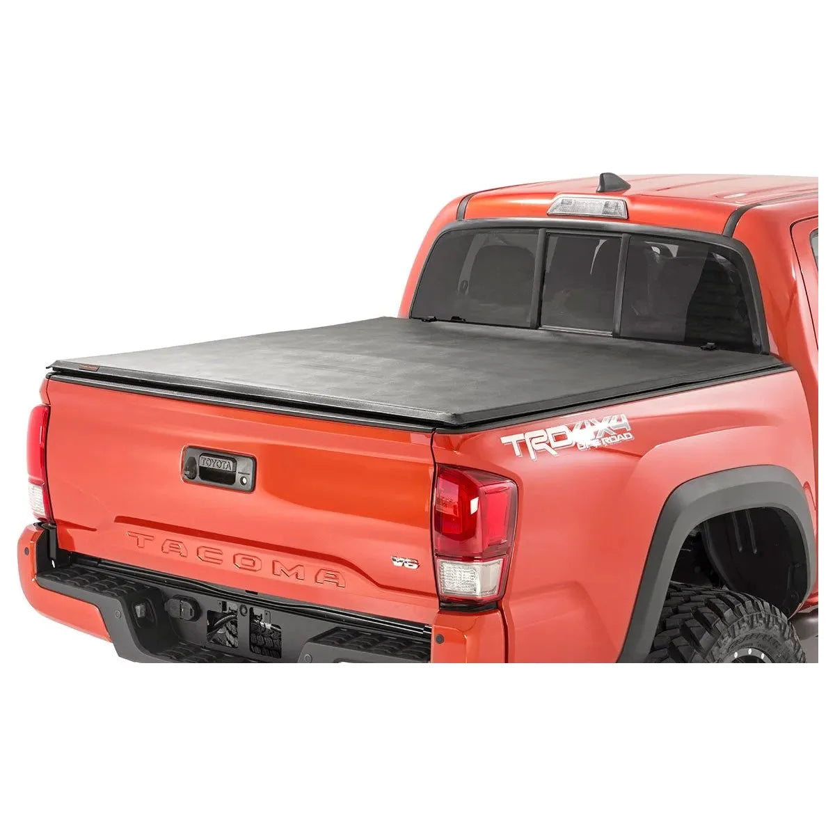Rough Country Soft Tri-Fold Bed Cover Toyota Tacoma 2WD/4WD (16-25) 5Ft Bed