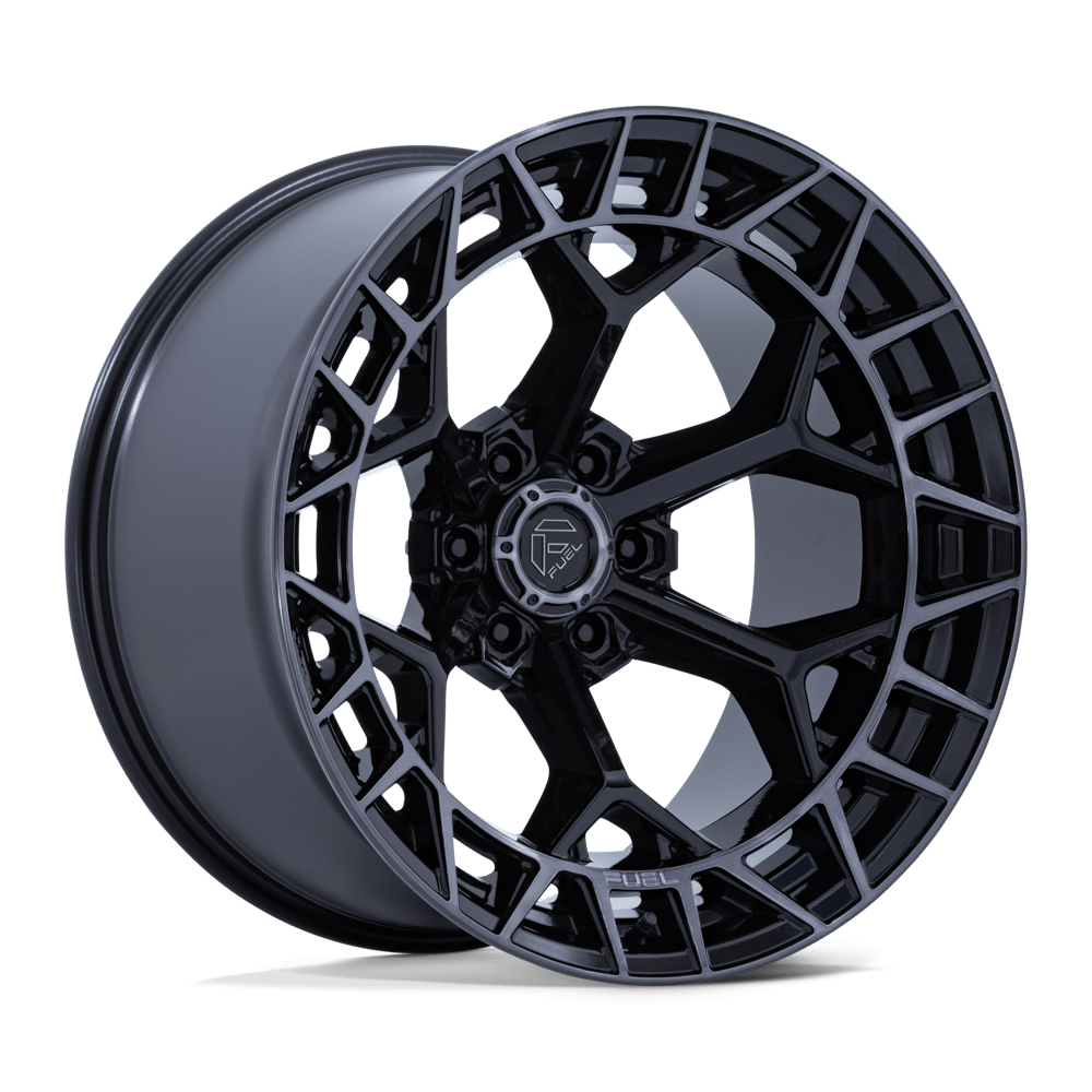 3.5 inch Lift N3 Bundle w/ 22x10 Gloss Black Brushed Tinted Wheels - 33in TIS TT1 Mud Tires - 4wd (14-18)