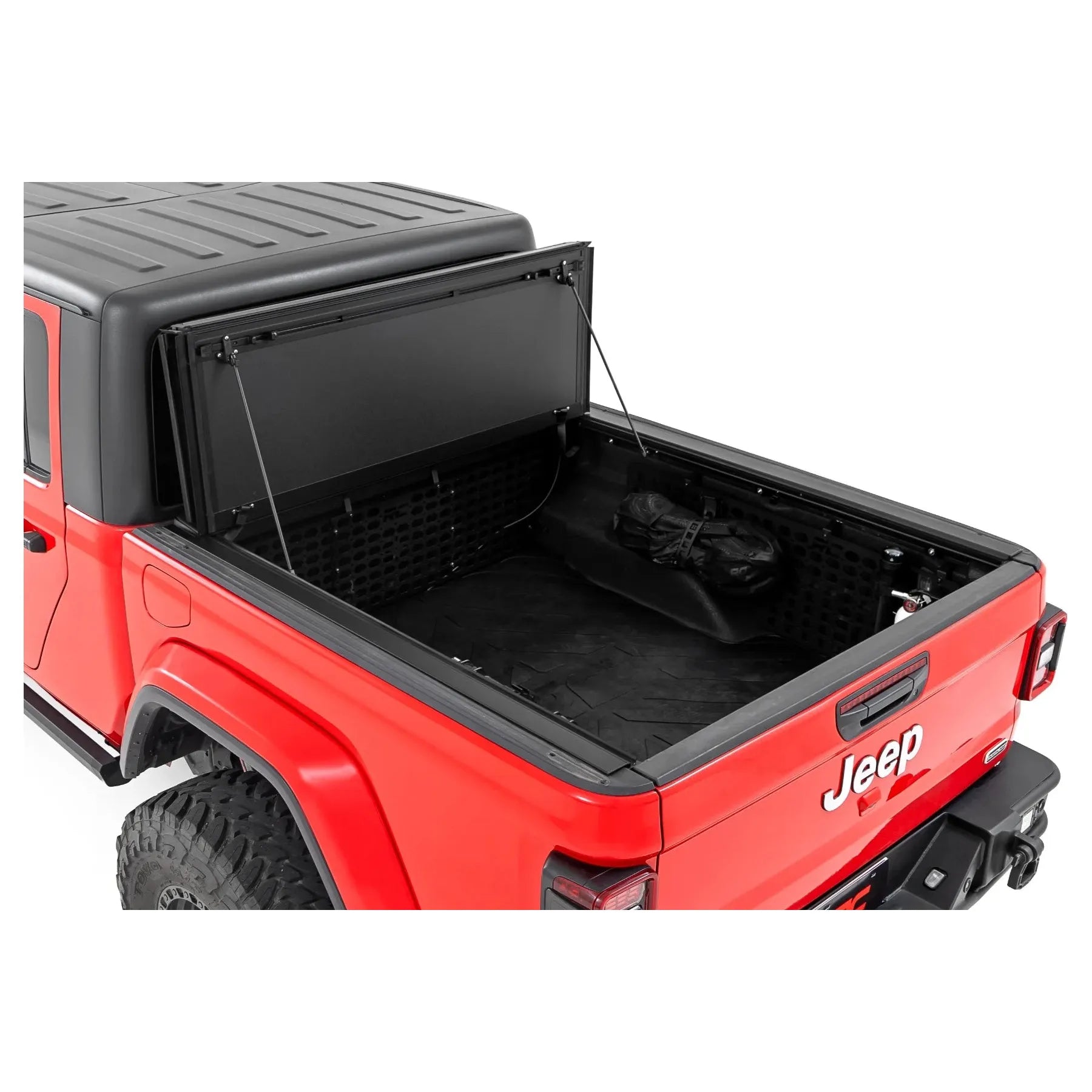 Rough Country Hard Tri-Fold Flip Up Bed Cover 5' Bed | Jeep Gladiator JT 4WD (2020-2025)