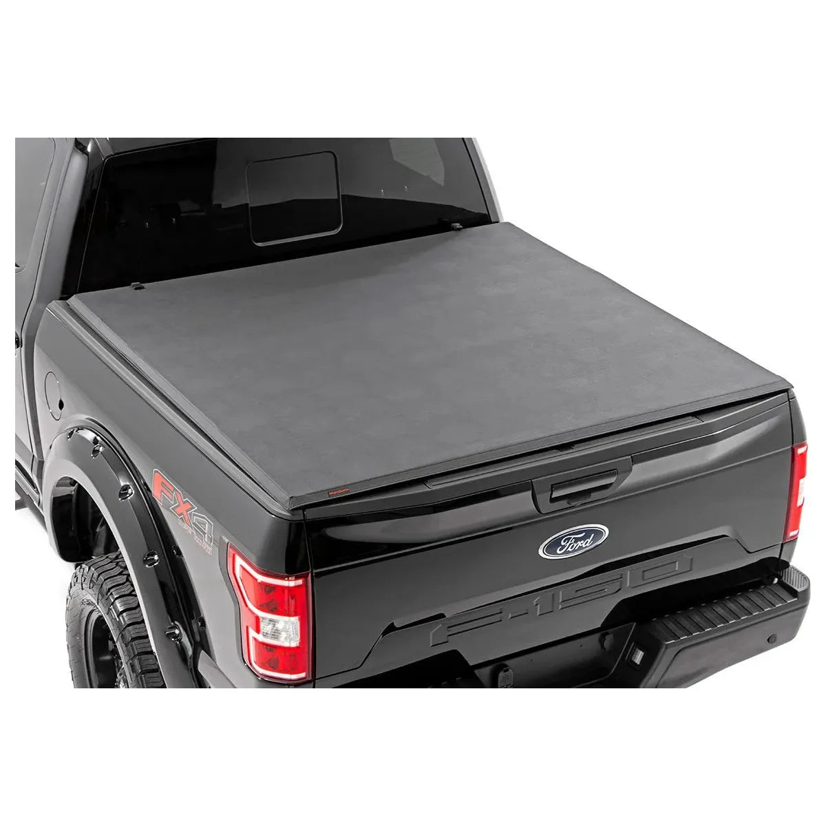 Rough Country Soft Tri-Fold Bed Cover Ford F-150 (15-20)