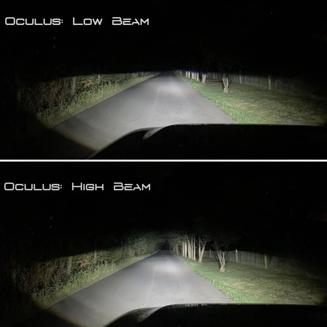 Oracle Lighting Oculus™ Switchback Bi-LED Projector Headlights for Jeep Wrangler JL/ Gladiator JT