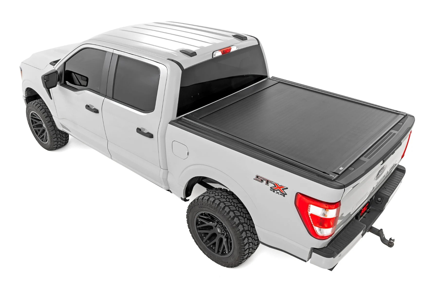 Rough Country Powered Retractable Bed Cover 5'7" Bed | Ford F-150 2WD/4WD (2015-2025)