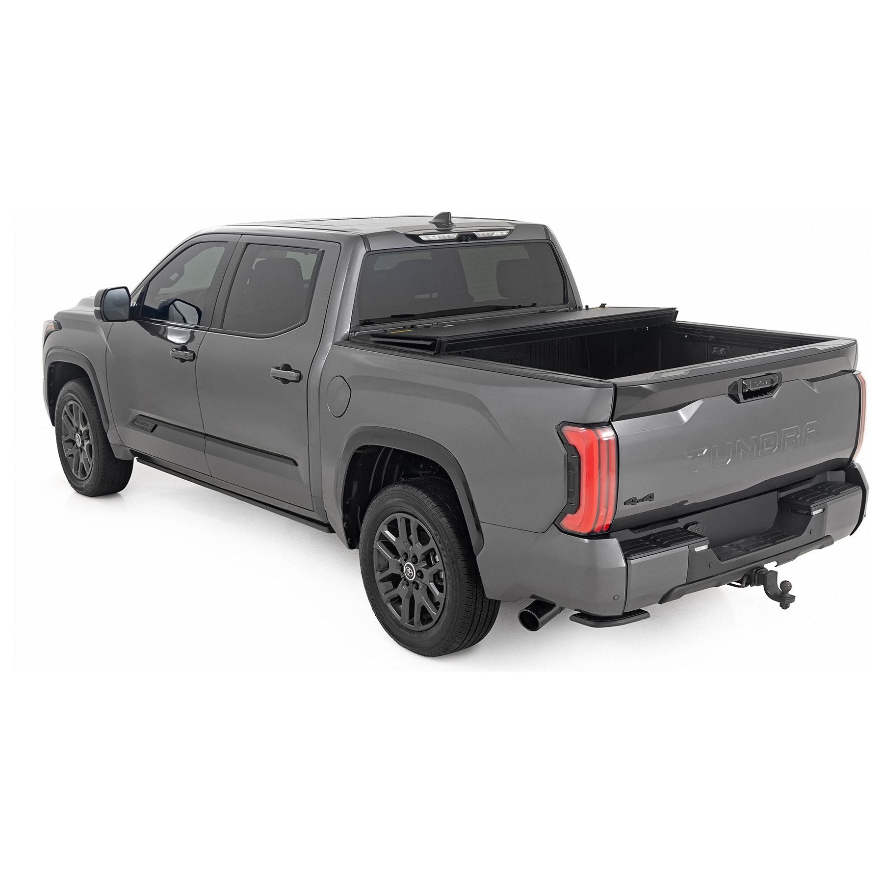 Rough Country Hard Tri-Fold Flip Up Bed Cover 5'7" | Toyota Tundra 2WD/4WD (2022-2025)