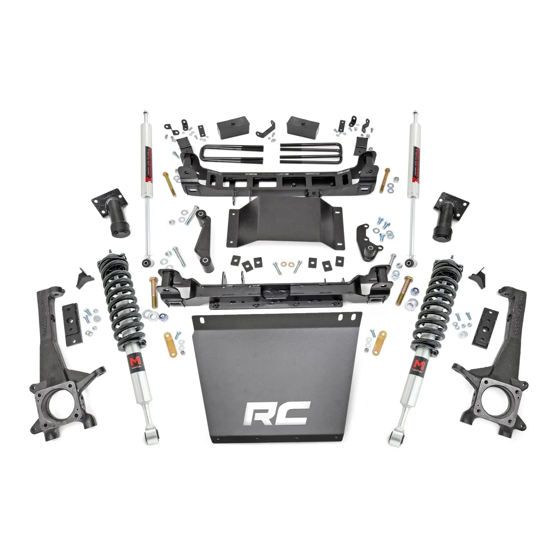 Rough Country 4 Inch Lift Kit Toyota Tacoma 2WD/4WD (2016-2023) w/ M1 Struts and Shocks