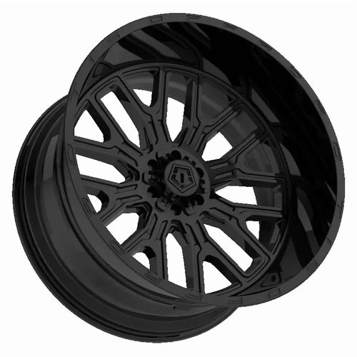2 inch Level Bundle w/ 20x10 Gloss Black Wheels & 33in Hercules RT1 Tires - 2wd/4wd