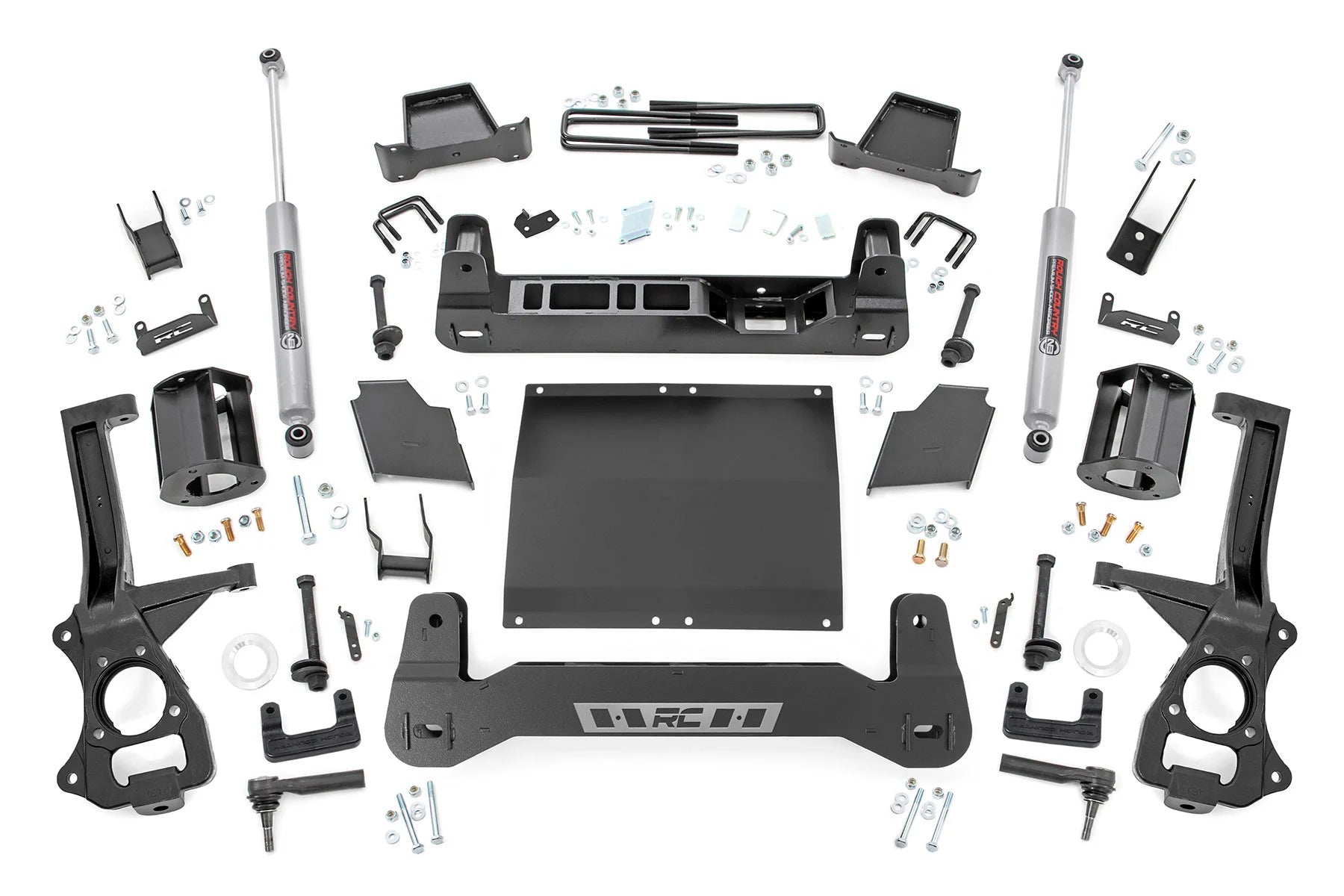 6 inch Bundle w/ 20x10 Silver Brushed Wheels and 35in Nitto Recon Grapplers - 4wd -  2.7 & 3.0 Engine