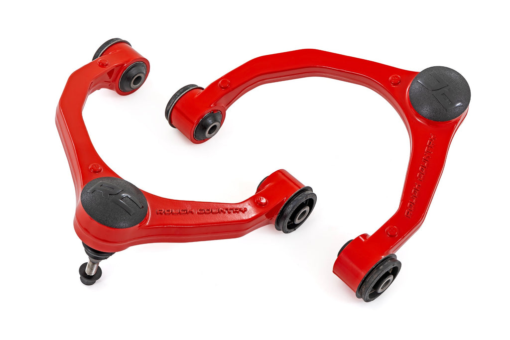 6 inch M1 Bundle w/ 22x12 Black Red Wheels - 35in Nitto Trail Grapplers - Upper Control Arms -4wd