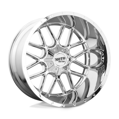 2 in Level Bundle w/ 20x10 Chrome Wheels & 33in Nitto Ridge Grapplers - 2wd/4wd