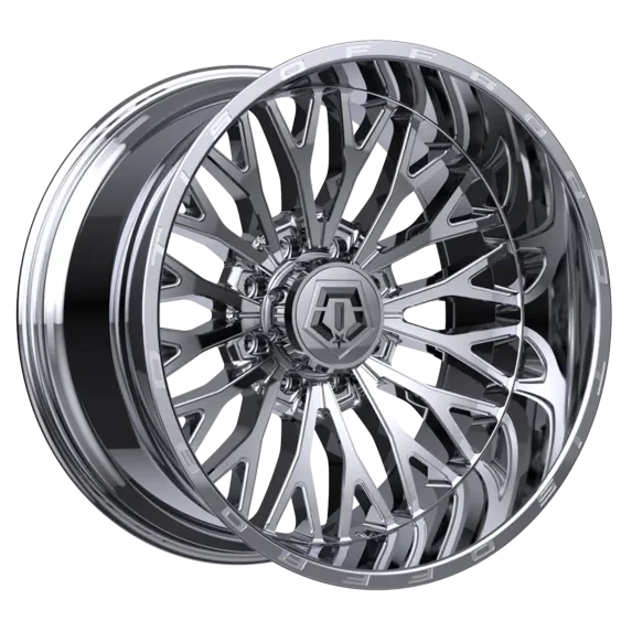 2 inch Level Bundle w/ 20x10 Chrome Wheels & 33in Hercules RT1 Tires - 2wd/4wd