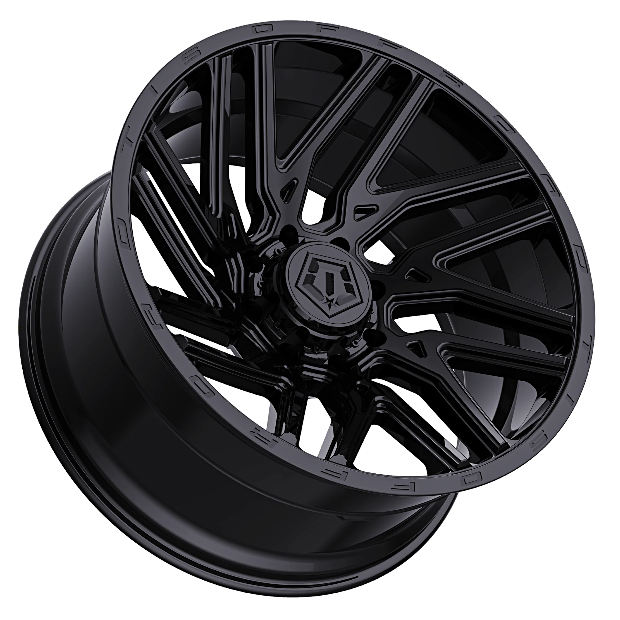 2 inch Level Bundle w/ 20x10 Gloss Black Wheels & 33in Hercules RT1 Tires - 2wd/4wd
