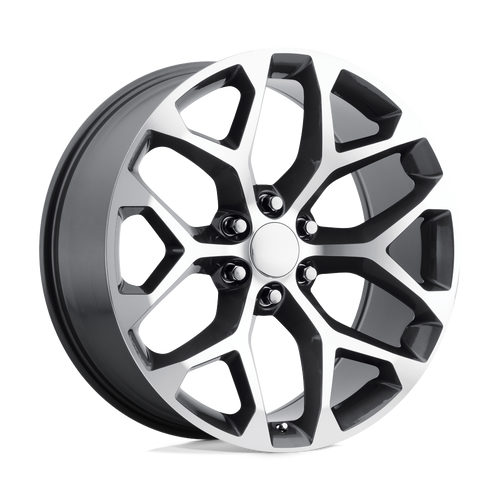 2 inch Level Bundle w/ 22in Snowflake Black Machined Wheels and 33in TIS TT1 Mud Tires 2wd/4wd