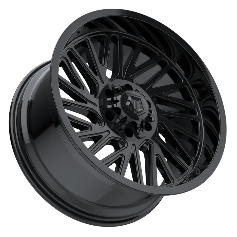 2 inch Level Bundle w/ 20x10 Gloss Black Wheels and 33in TIS TT1 Mud Tires 2wd/4wd
