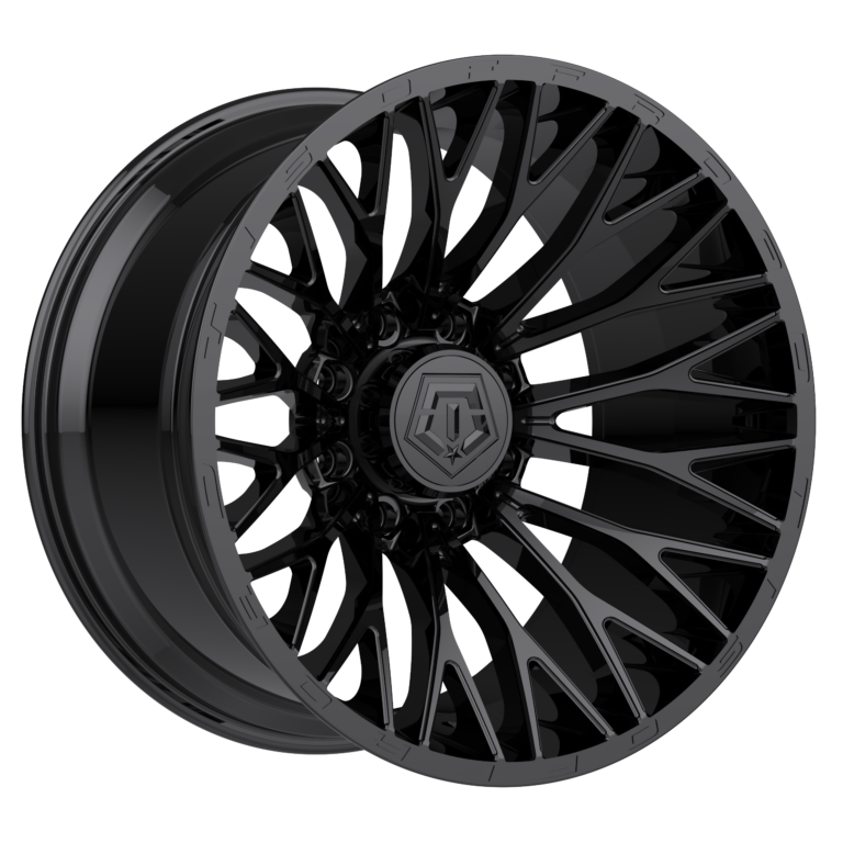 6 inch Lift N3 Bundle w/ 22x12 Gloss Black Wheels- 35in Hercules TT1 Tires - 4wd