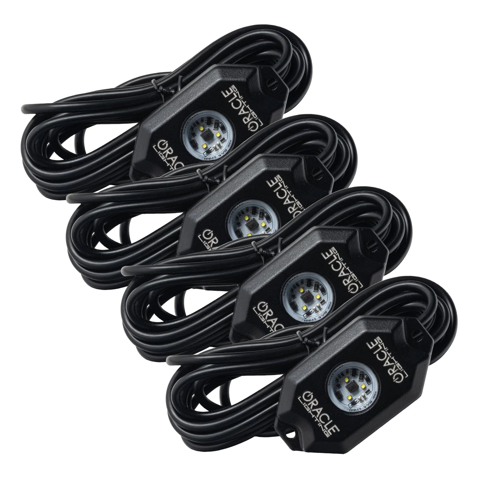 ORACLE Lighting White Underbody Wheel Well Rock Light Kit - 4 Piece
