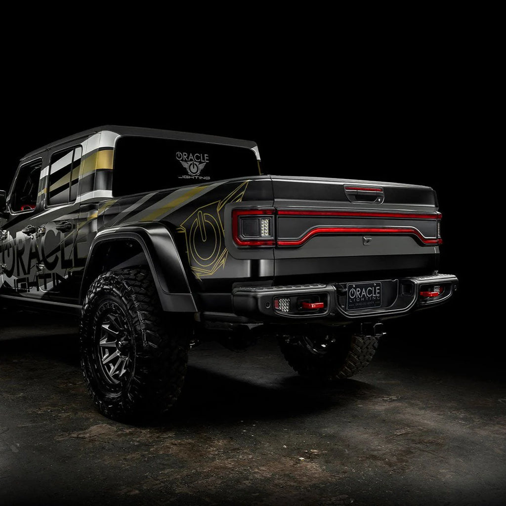 ORACLE Lighting Racetrack Flush Style LED Tailgate Panel Light for Jeep Gladiator JT