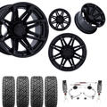 3.5 Inch Lift M1 Bundle w/ 20x10 Blacked Out Wheels & 33in Nitto Recon Grapplers - 2wd/4wd