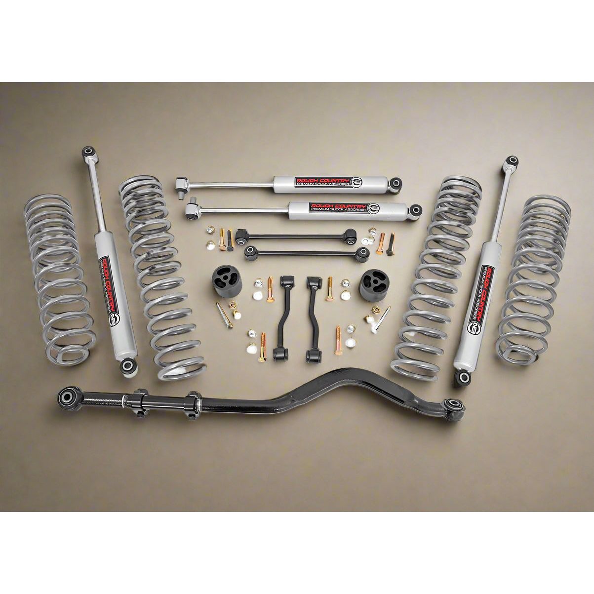 Rough Country 3.5 Inch Lift Kit Jeep Gladiator JT 4WD (2024-2025) w/ Shocks