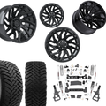 6in Lift N3 Bundle w/ 22x12 Gloss Black Wheels & 35in Ironman MTX - 4wd