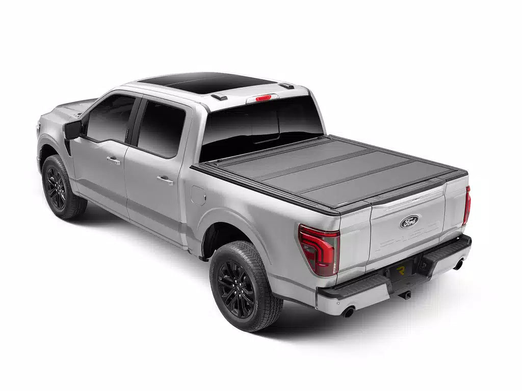 BakFlip MX4 Hard Folding Tonneau Cover - 2021 to 2025 Ford F150 Raptor Lighting w/ 5'7 Bed
