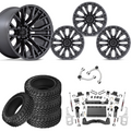 6 inch Lift N3 Bundle w/ 22x12 Matte Gunmetal Wheels - 35in Nitto Trail Grapplers - 4wd