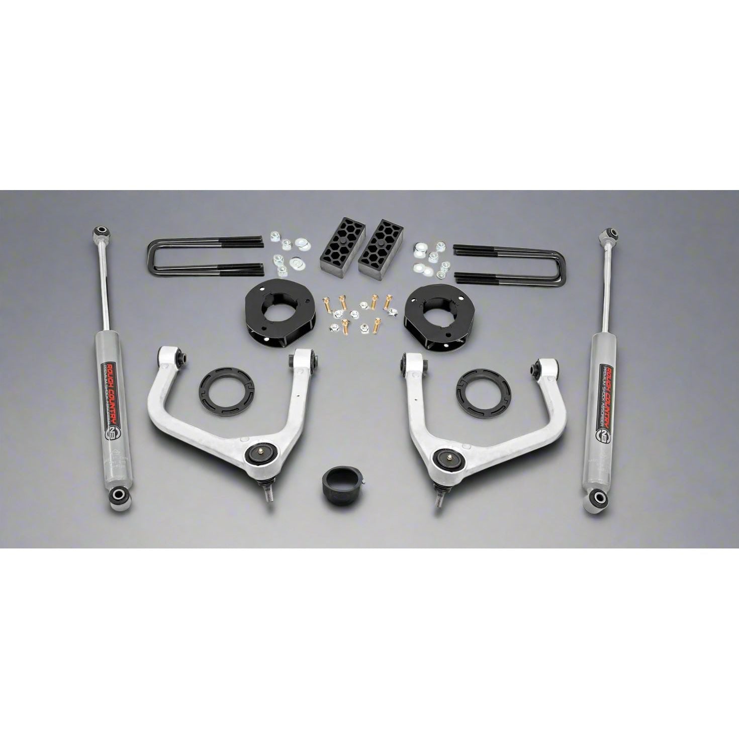 Rough Country 3.5 Inch Lift Kit Chevy Silverado 1500 2WD/4WD (2019-2024 & Refresh)