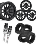 2.5 Level Bundle w/ 20x10 Matte Black Wheels & 33in Nitto Recon Grapplers - 4wd