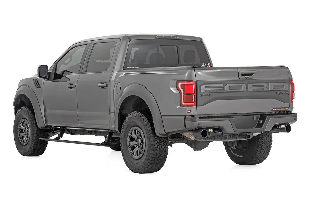 Rough Country Power Running Boards Ford F-150/Lightning/F-250/F-350/Raptor (15-25)