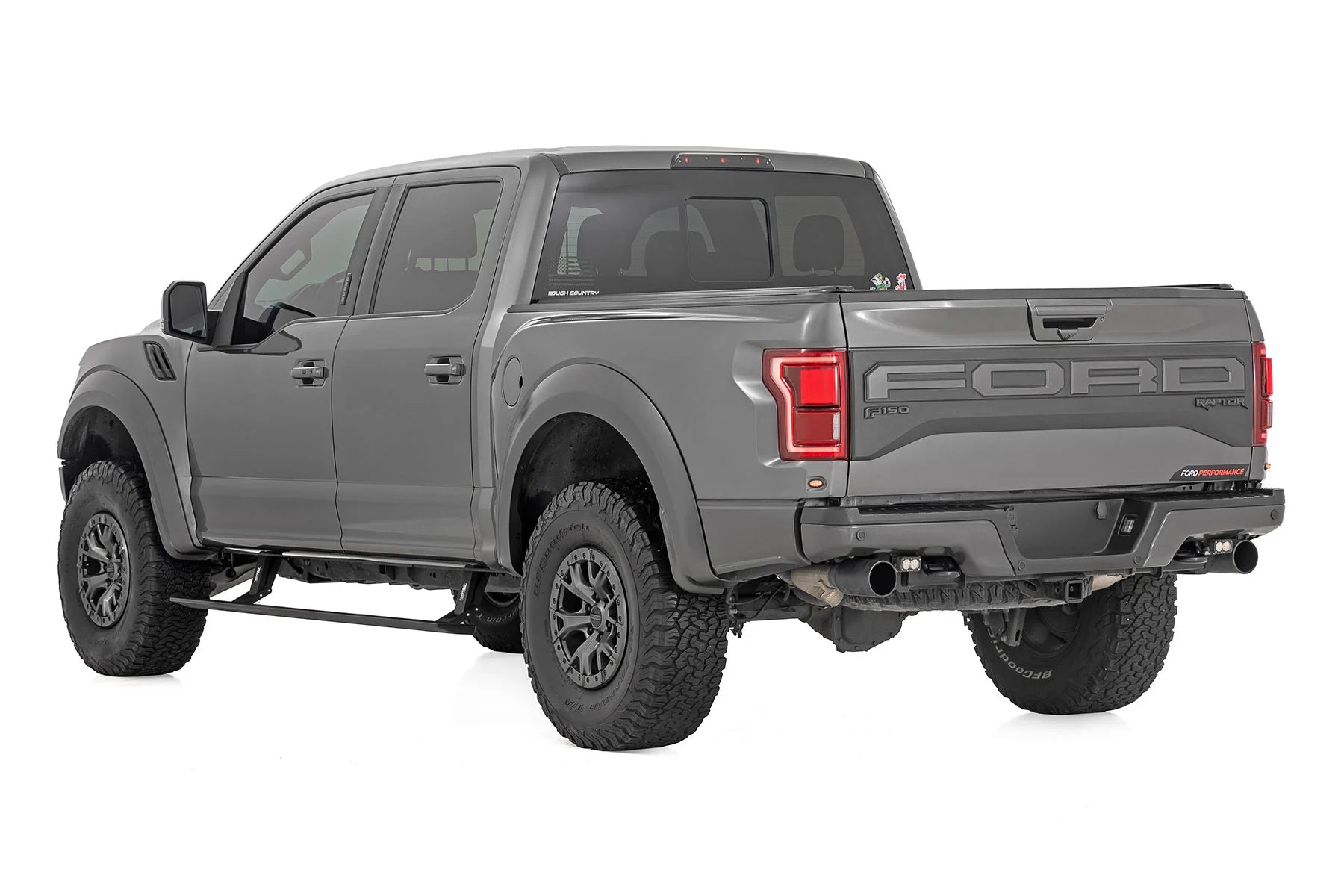 Rough Country Power Running Boards Ford F-150/Lightning/F-250/F-350/Raptor (15-25)