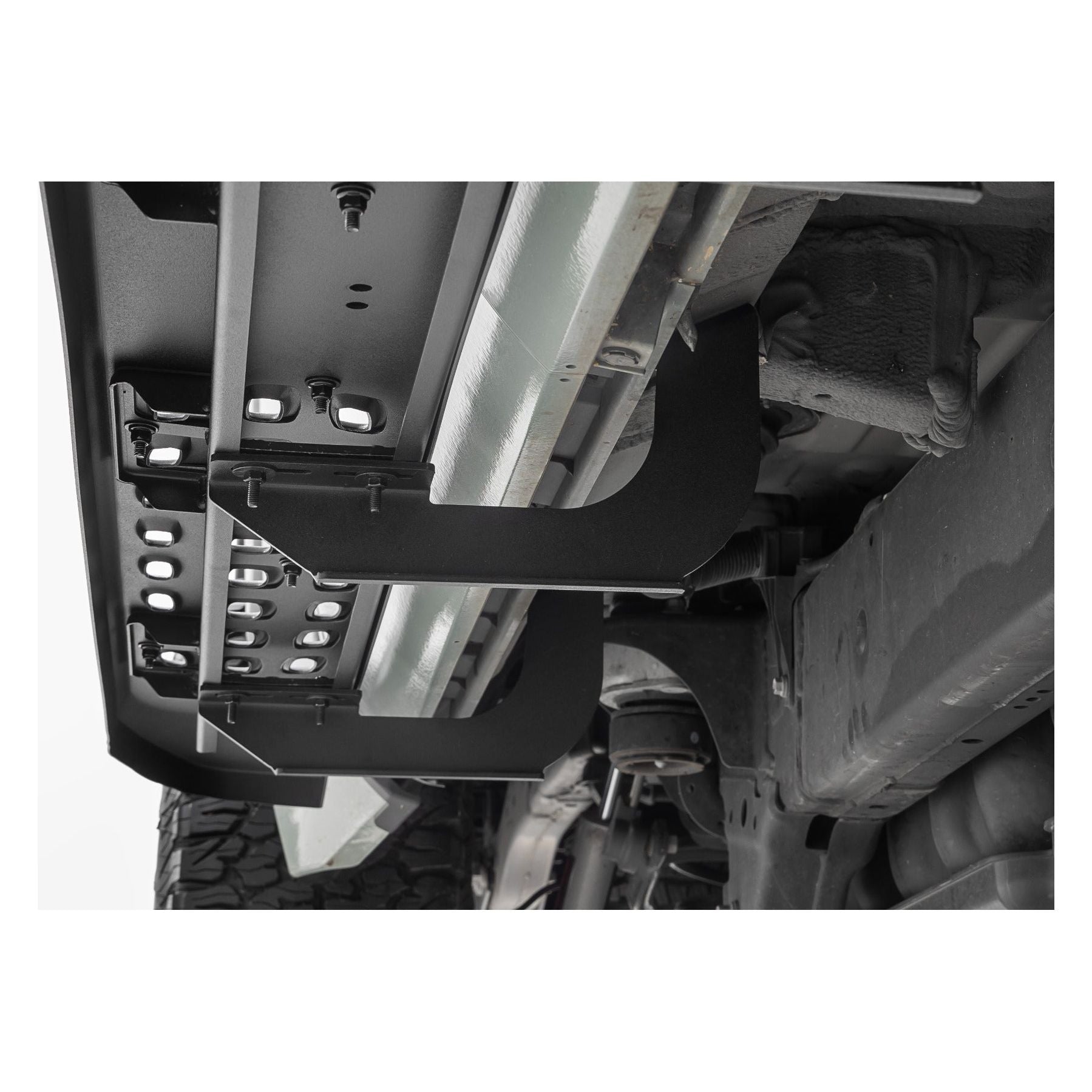 Rough Country RPT2 Running Board Crew Cab | Black | Toyota Tundra 2WD/4WD (2022-2025)