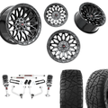 3 inch Lift M1 Bundle w/ 22x10 Gloss Black Wheels & 33in Hercules RT1 - 2wd/4wd
