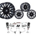 3.5 inch Lift M1 Bundle w/ 22x10 Black Milled Wheels - No Tires -2wd/4wd