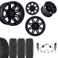 3.5 Inch Lift M1 Bundle w/ 22x10 Black Out Wheels & 33in Toyo AT3 Tires - 2wd/4wd