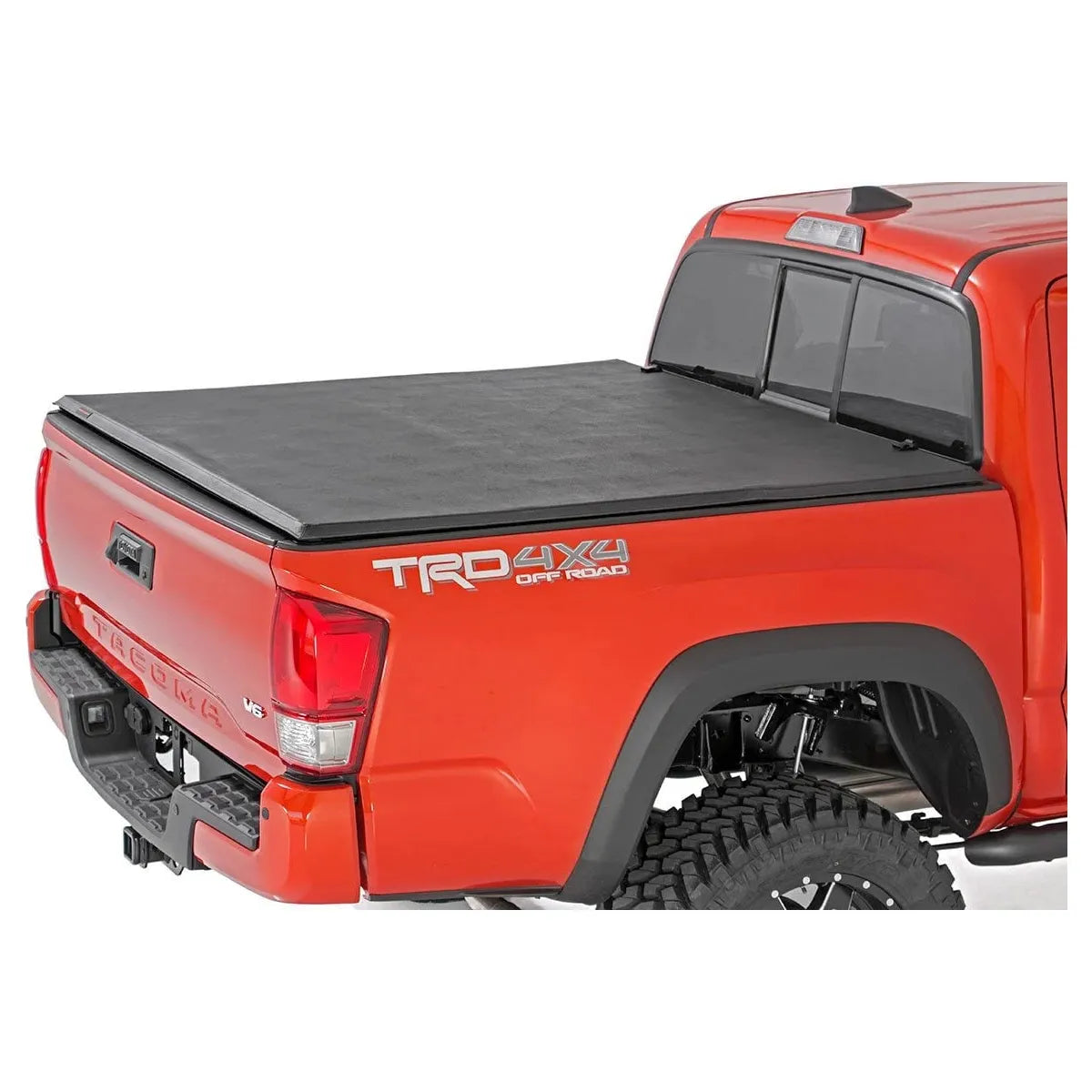 Rough Country Soft Tri-Fold Bed Cover Toyota Tacoma 2WD/4WD (16-25) 5Ft Bed