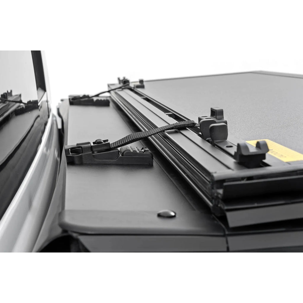 Rough Country Hard Tri-Fold Flip Up Bed Cover Ram 1500 (19-25)/1500 TRX (21-24) 5'7 Bed