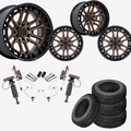 3.5 inch Lift Vertex Bundle w/ 20x10 Black Bronze Wheels & 33in Nitto Ridge Grapplers - 2wd/4wd
