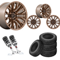 2 inch Level Bundle w/ 20x9 Bronze Wheels & 33in Nitto Ridge Grapplers- 2wd/4wd