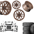 6 inch Bundle w/ 22x10 Bronze Wheels & 35in Nitto Recon Grapplers - 4wd -  2.7 & 3.0 Engine