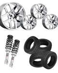 2.5 Level Bundle w/ 20x9 Chrome Replica Wheels & 33in Nitto Recon Grapplers - 4wd