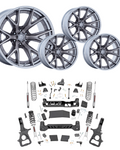 6 inch Lift Bundle N3 w/ 20x10 Platinum Chrome Wheels - No Tires - 4wd