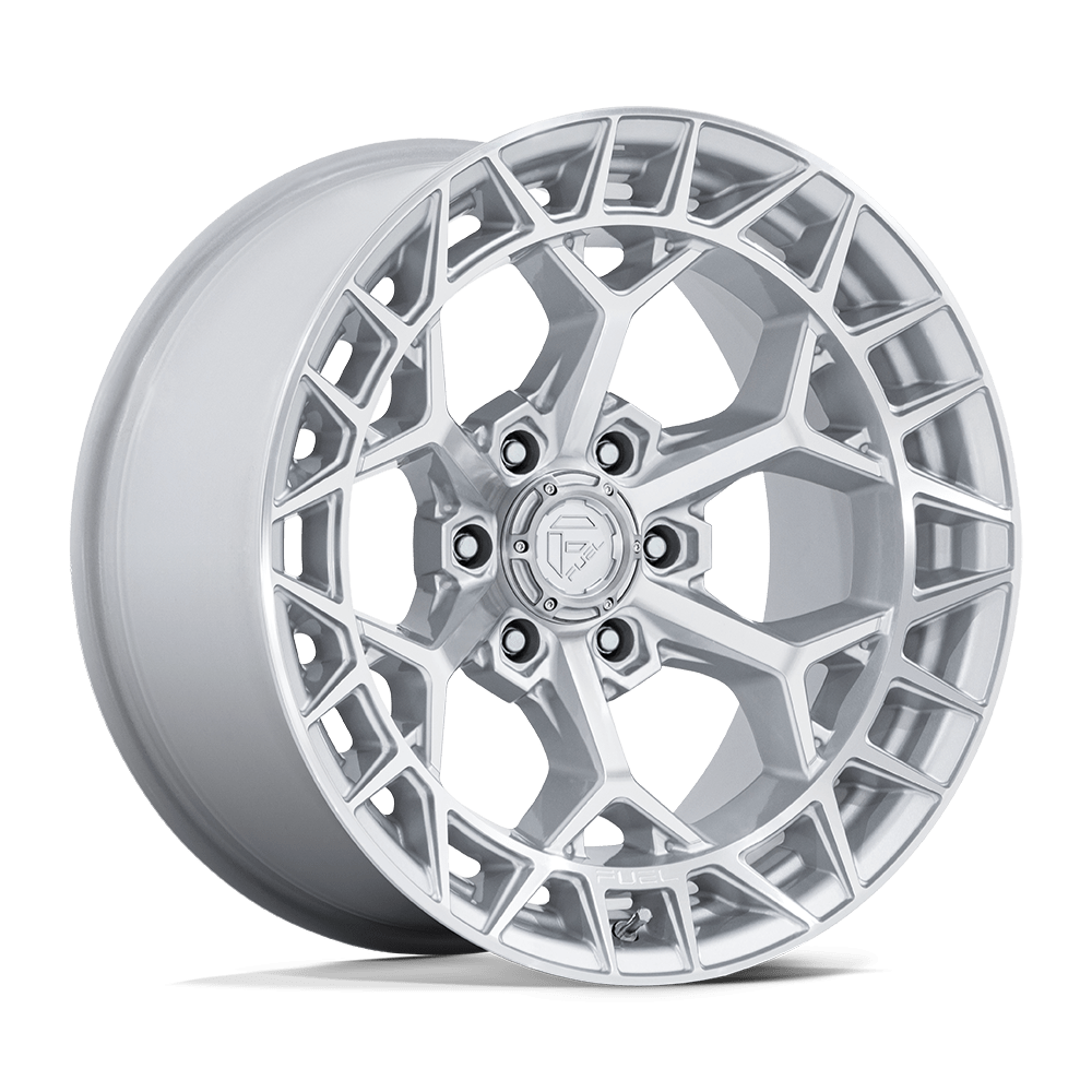 6 inch Bundle w/ 22x12 Silver Machined Wheels and 35in Hercules TT1 Tires - 2wd