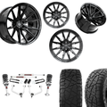 3 inch Lift M1 Bundle w/ 20x10 Gloss Black Wheels & 33in Hercules RT1 - 2wd/4wd