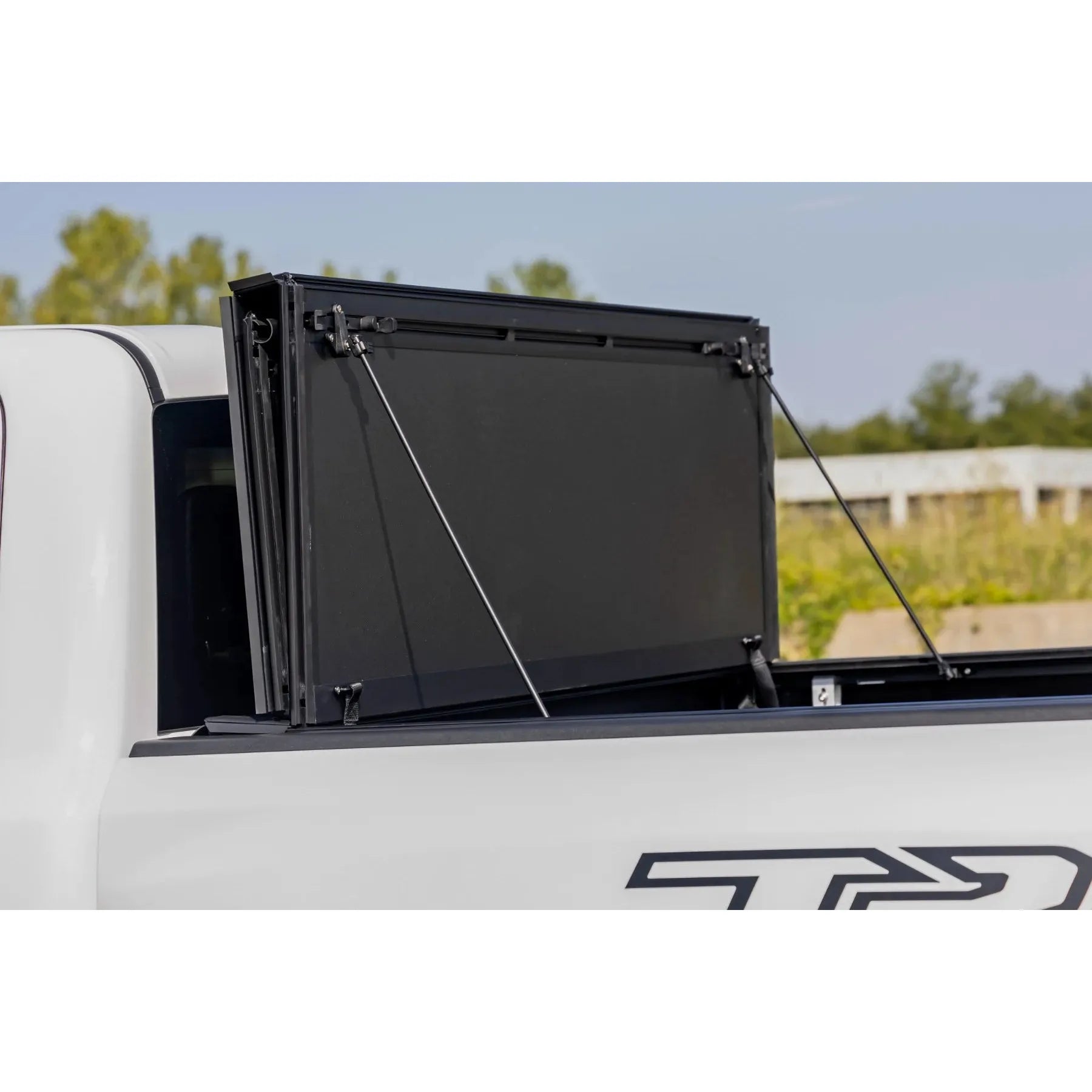 Rough Country Hard Tri-Fold Flip Up Bed Cover Ram 1500 (19-25)/1500 TRX (21-24) 5'7 Bed